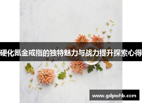 硬化氪金戒指的独特魅力与战力提升探索心得